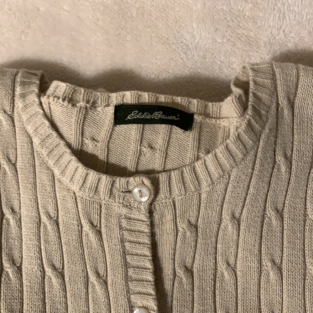 cable knit cardigan eddie bauer